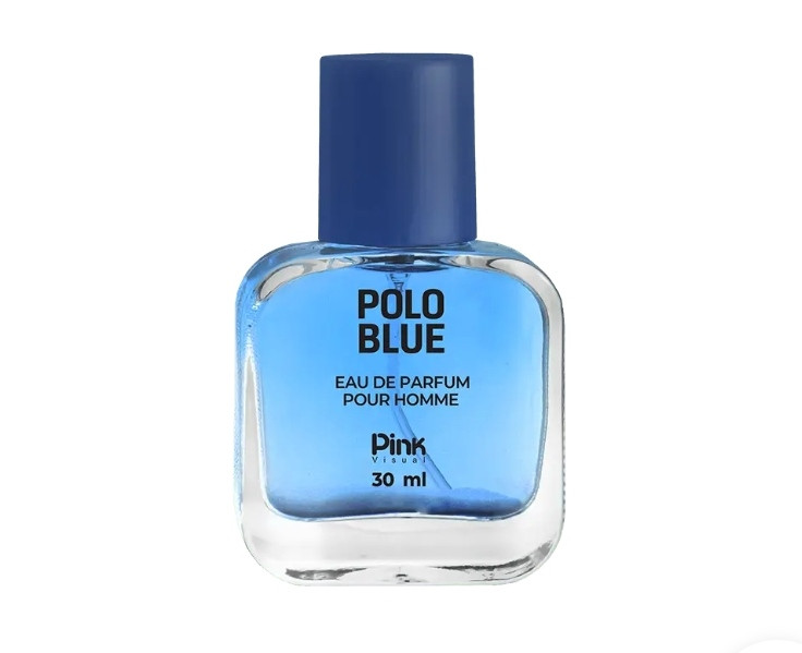 عطر جیبی مردانه پینک ویژوآل مدل Polo Blue حجم 30 میلی لیتر