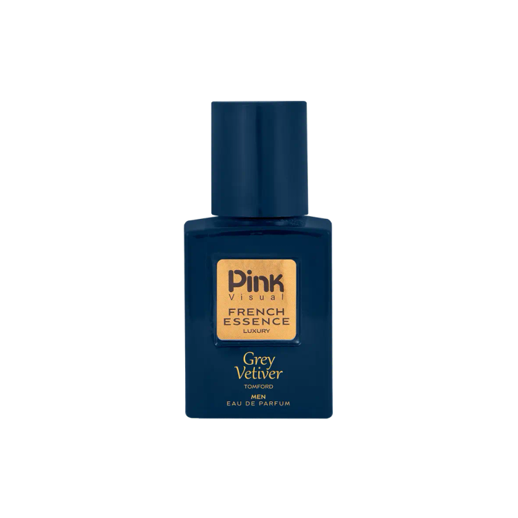 عطر پلاکدار مردانه پینک ویژوآل مدل Tom Ford Grey Vetiver حجم 30 میلی لیتر